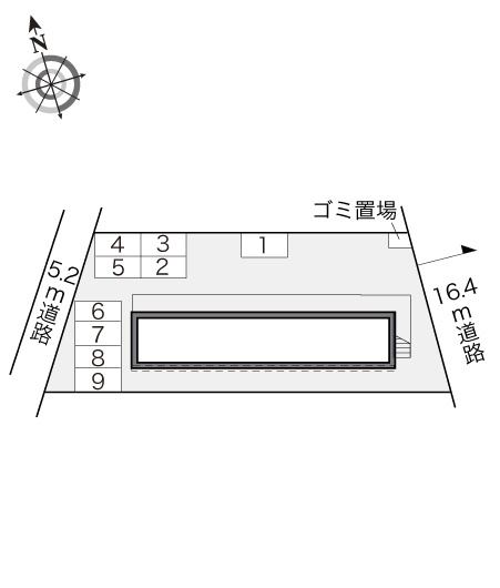 レオパレス静樹の区画図|画像4