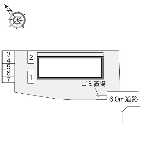 レオパレス椿の区画図|画像4