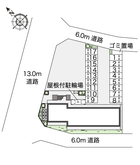 レオパレスエターナルⅠの区画図|画像4