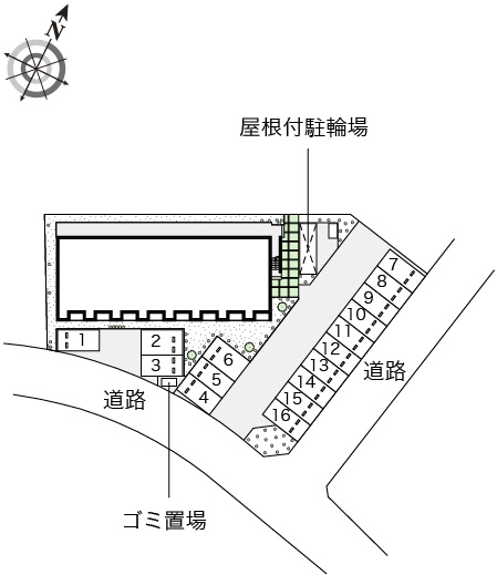 レオネクストウィル柏たなかの区画図|画像4