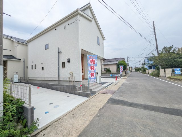 龍ケ崎市姫宮町1期　新築戸建て　1号棟の前面道路含む現地写真|現地案内会開催中！
本日のご見学も可能です♪
お気軽にお電話またはお問い合わせください♪