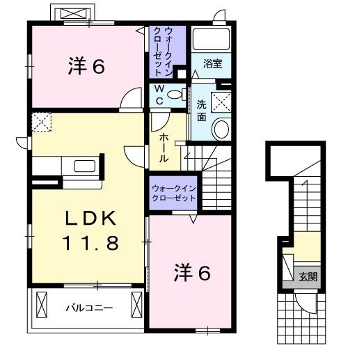 【間取り】 | アーバンコートＤ