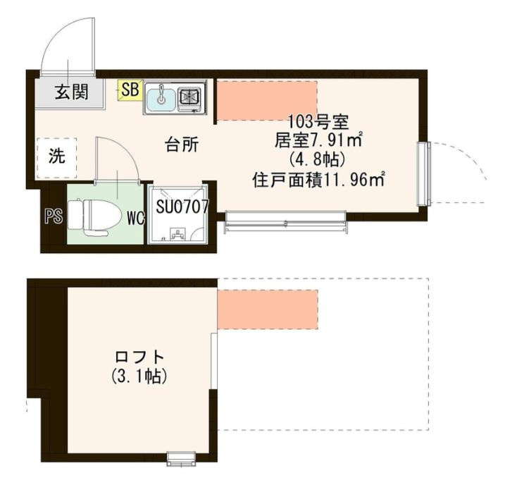 ロイヤルレジデンス南小岩の間取り