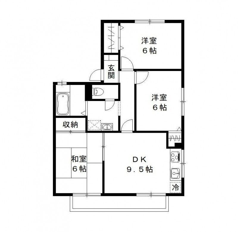 ボナールⅠの間取り