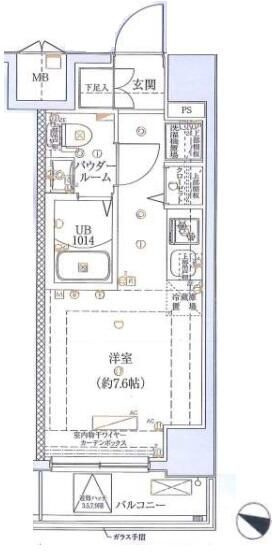 ＬＵＭＥＥＤ横浜阪東橋の間取り