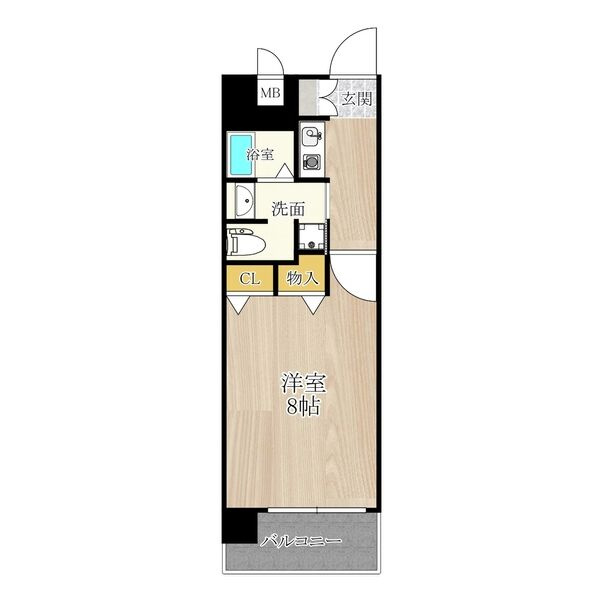 アスリート新大阪Ⅱの間取り