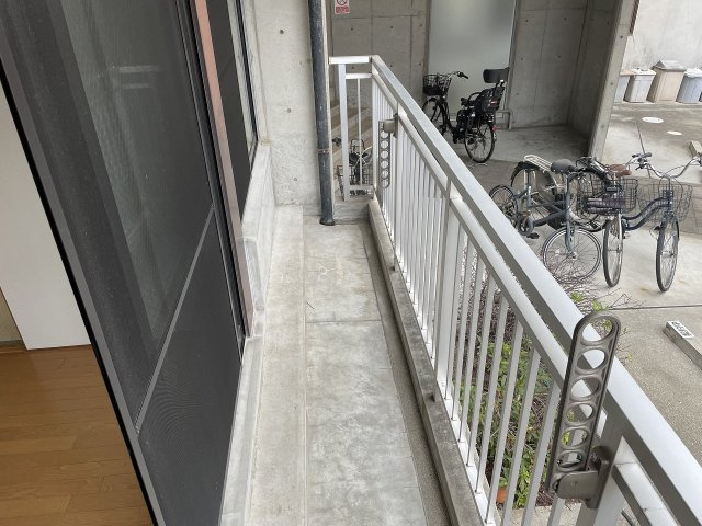 マティエール曽根のバルコニー