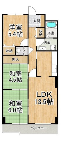 サンフレンド長坂の間取り|※間取りが現況と異なる場合は現況を優先します※