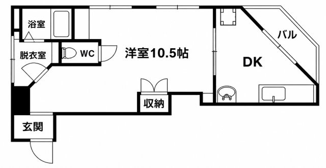 稗原マンションの間取り