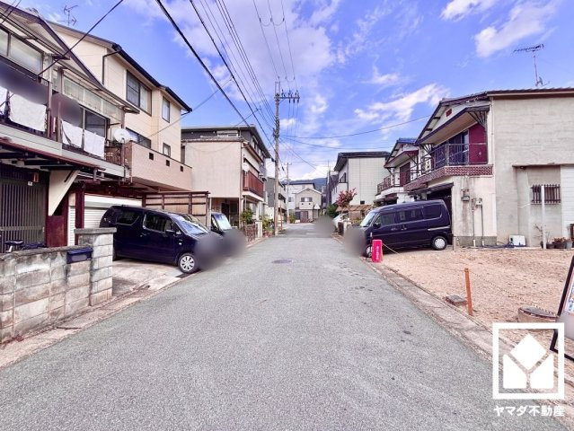 伏見区醍醐南西裏町の前面道路含む現地写真