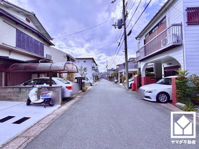 伏見区醍醐南西裏町の前面道路含む現地写真