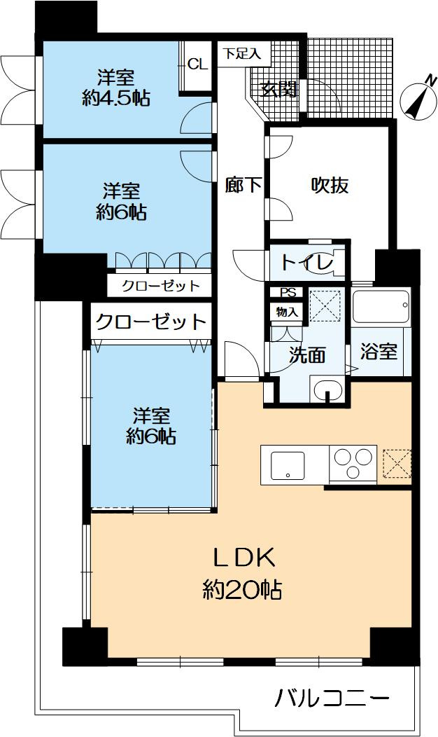 ドムール六甲山手の間取り