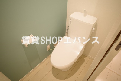 【トイレ】 | Grazie船橋 | 清潔感のあるトイレです