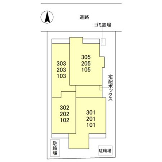 【区画図】 | トリシア今川 | トリシア今川　区画図