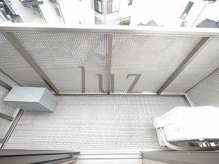 エルメゾンプラスパのバルコニー