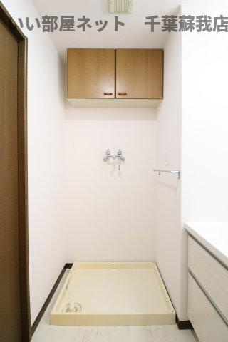 オーシャンビュー壱番館の洗面所|広い洗面スペース