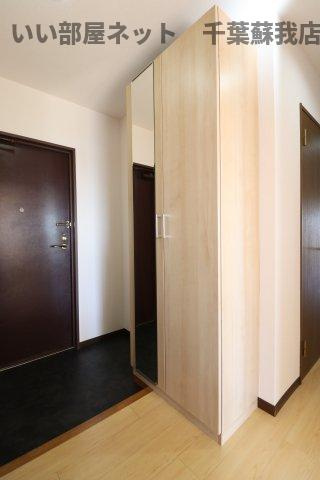 オーシャンビュー壱番館の玄関|シューズボックス