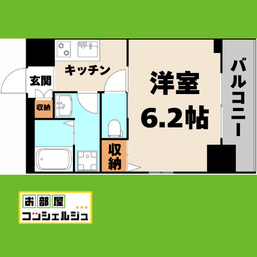 エステムコート名古屋泉プラチナムゲートの間取り