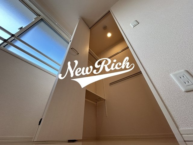 伊勢崎市連取元町のアパートの収納