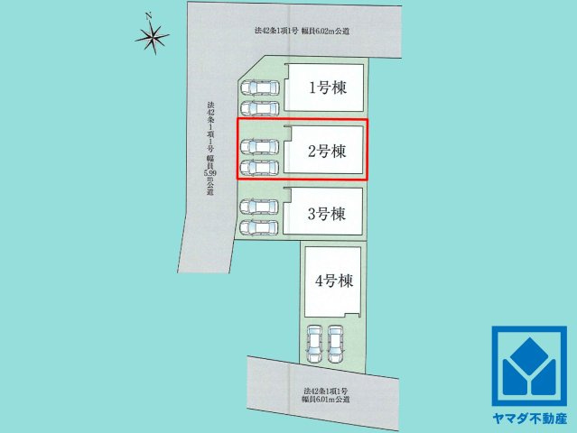 伏見区久我御旅町　第1　の区画図