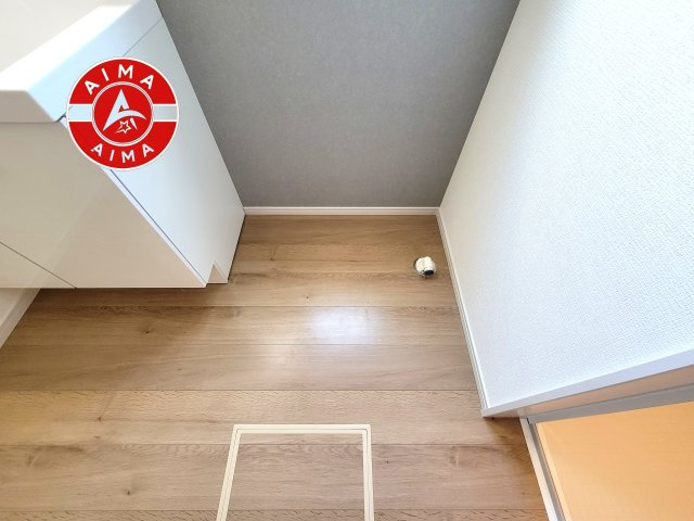 糟屋郡志免町南里3丁目第1-1棟（1号棟）のランドリースペース|毎日の洗濯をスマートに。注目のランドリー空間を確保！