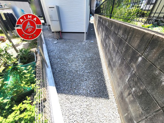 糟屋郡志免町南里3丁目第1-1棟（1号棟）の外観|お庭で自由な時間を過ごせます。