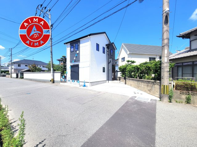 糟屋郡志免町南里3丁目第1-1棟（1号棟）の前面道路含む現地写真|見学の時間などお気軽にお問い合わせ下さい。