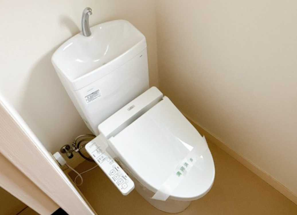 チサンマンション三軒茶屋第2　分譲賃貸　高層階　角部屋のトイレ