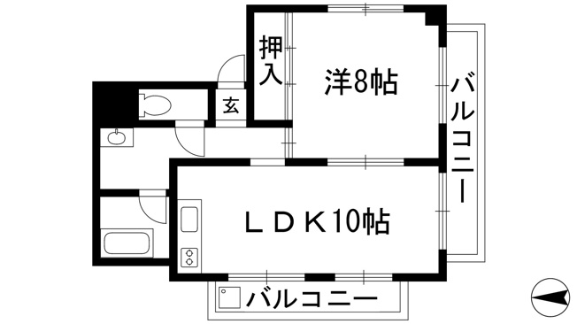 【間取り】 | ウネサマンション