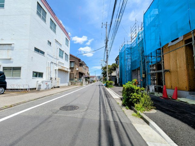 葛飾区細田４丁目の新築戸建の前面道路含む現地写真|～前面道路含む現地写真～