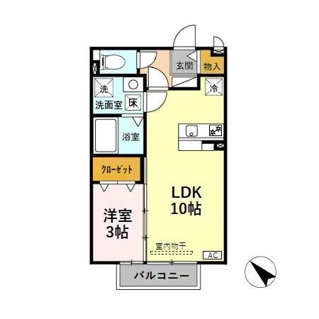 セジュール向野の間取り