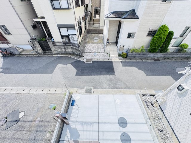 市川市国分１丁目新築戸建の展望|バルコニーより道路側眺望