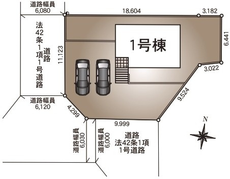 東海村村松　第4　新築戸建て　の区画図|区画図です♪