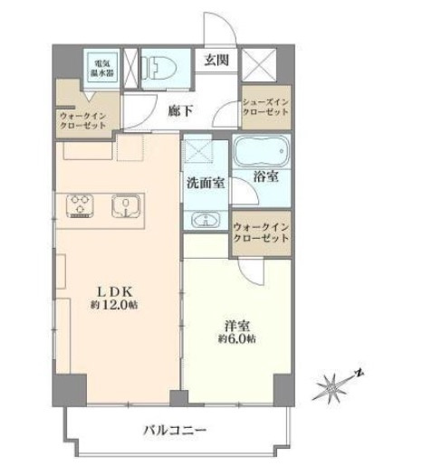 ★仲介手数料無料★キョウエイハイツ田町（南東向き・通風・採光良好）