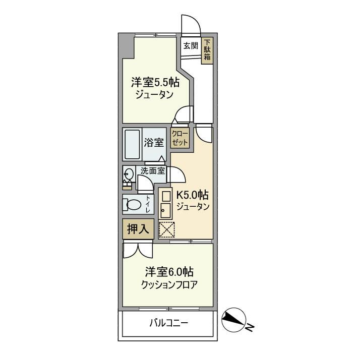 北習志野セントラルガーデンの間取り