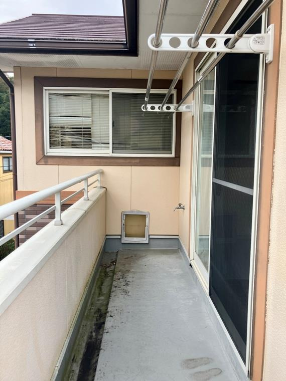 図師町戸建のバルコニー