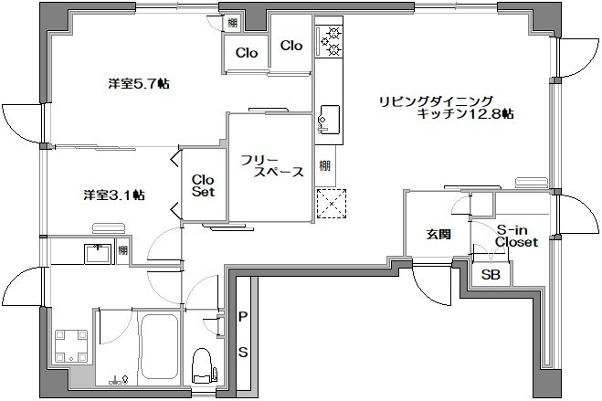 ＩＫビルの間取り