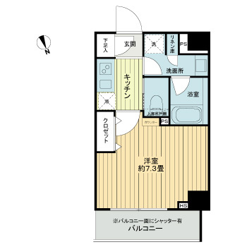 【間取り】 | フレシア中目黒