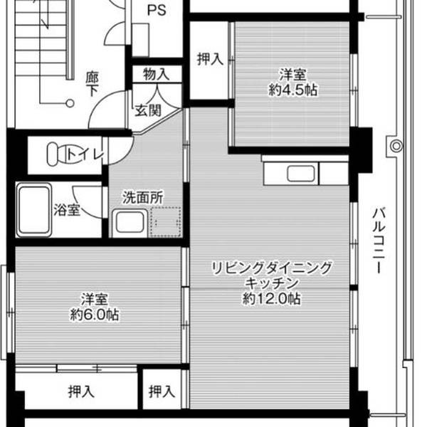 ビレッジハウス小浜1号棟の間取り