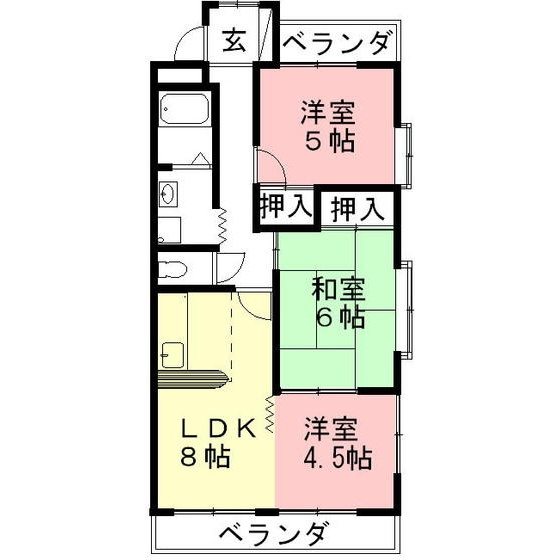 キャッスルエポックの間取り