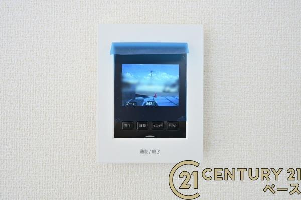 リーブルガーデン三吉赤部 １号棟 ／新築一戸建の内装|■現地撮影写真■ＴＶモニター付きインターホンで防犯対策もバッチリ！来客も一目でわかり安心です！