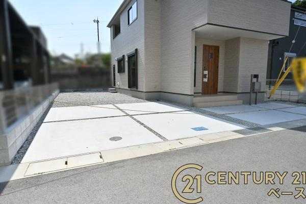 リーブルガーデン三吉赤部 ２号棟 ／新築一戸建の駐車場|■現地撮影写真■