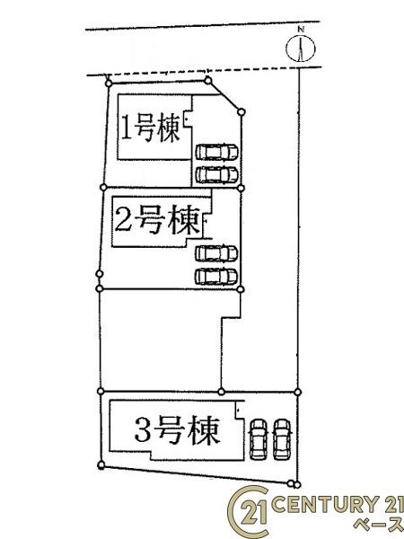 リーブルガーデン三吉赤部 ２号棟 ／新築一戸建の区画図|■こちらの物件は２号棟です！■