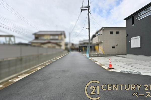 リーブルガーデン三吉赤部 ３号棟 ／新築一戸建の前面道路含む現地写真|■現地撮影写真■閑静な住宅地で穏やかな暮らしをスタート！