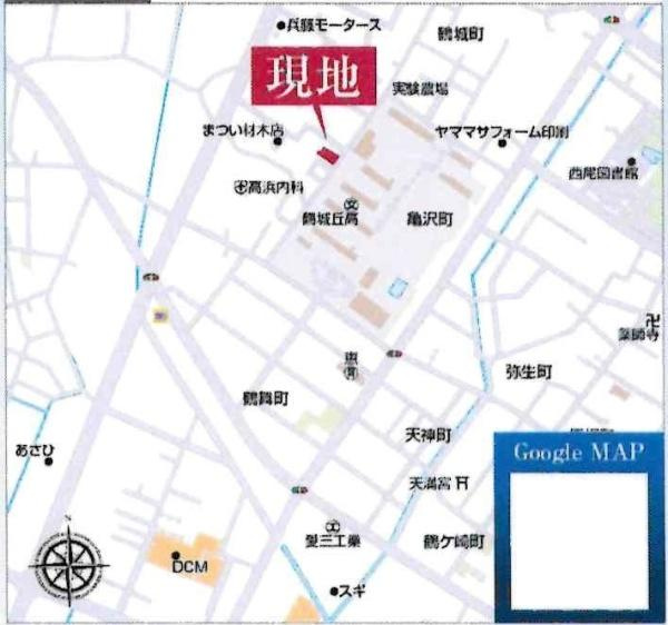 西尾市亀沢町第2　全2棟・2号棟のその他|交通アクセス図です。