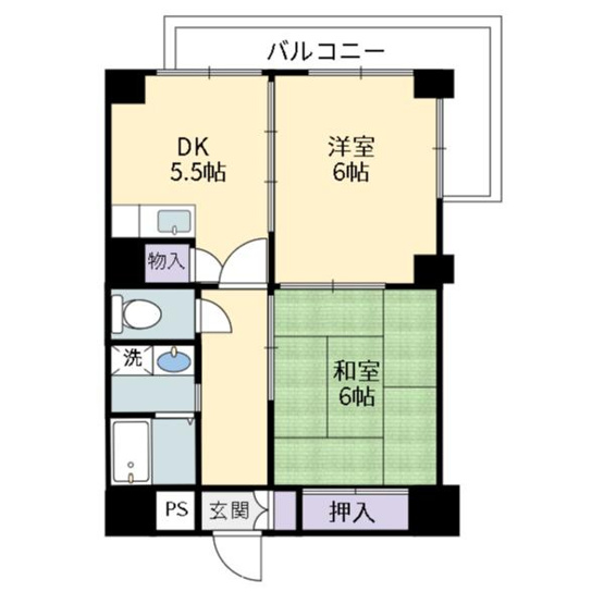 【間取り】 | 西津田中村コーポ