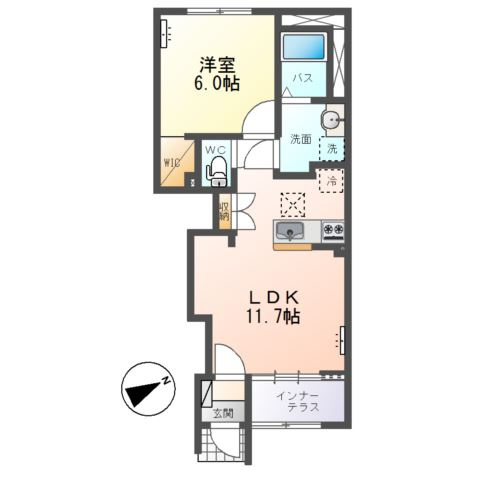 仮）大塚町字新堂 新築アパートの間取り