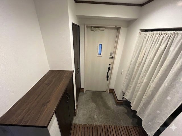 上福元町戸建ての玄関|※AIで家具等を一部編集しております。