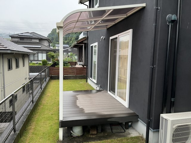 上福元町戸建ての庭|お庭も活用できます