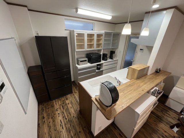 上福元町戸建てのキッチン|※AIで家具等を一部編集しております。